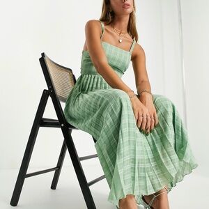 Cottage core ASOS light green Maxi Dress